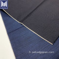 Tissu de denim de limage indigo bleu foncé léger